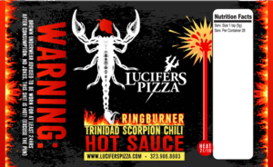 Sticker Design by Whalen for Lucifers Pizza | Design: #11453624
