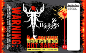 Sticker Design by Whalen for Lucifers Pizza | Design: #11453626
