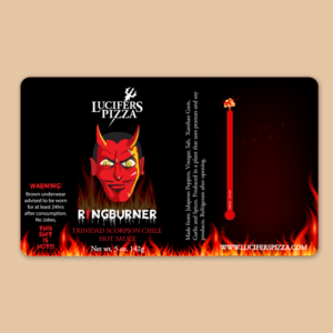 Hot Sauce Bottle Sticker | Aufkleber-Design von Tegridy Studio