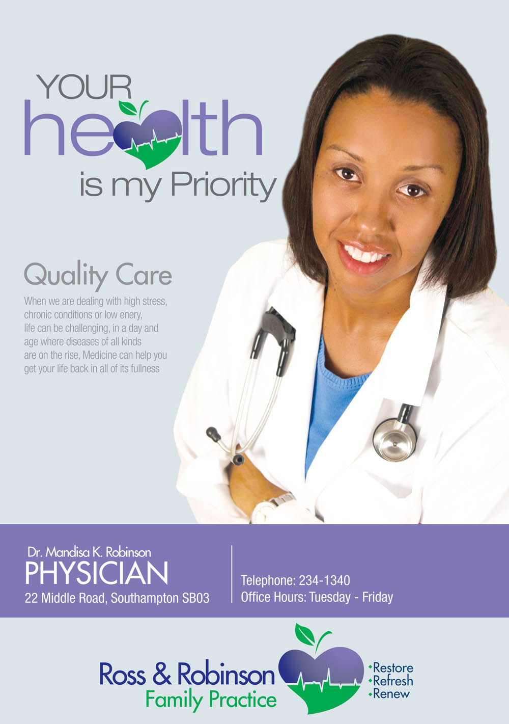 Advertisement Design by Dev for Ross and Robinson Medical Practice | Design #2324898