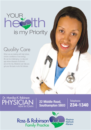 Advertisement Design by Dev for Ross and Robinson Medical Practice | Design: #2347860