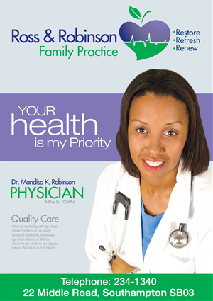 Advertisement Design by Dev for Ross and Robinson Medical Practice | Design: #2347862