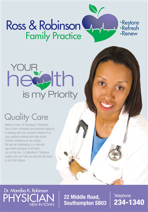Advertisement Design by Dev for Ross and Robinson Medical Practice | Design: #2372512