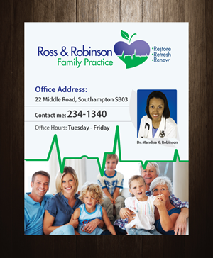 Advertisement Design by meet007 for Ross and Robinson Medical Practice | Design: #2324713