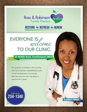 Advertisement Design by nurmaili for Ross and Robinson Medical Practice | Design #2341143