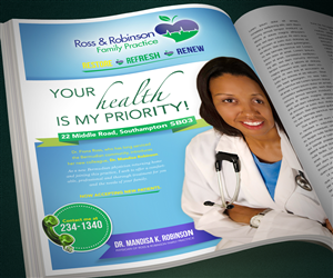 Advertisement Design by nurmaili for Ross and Robinson Medical Practice | Design: #2385416