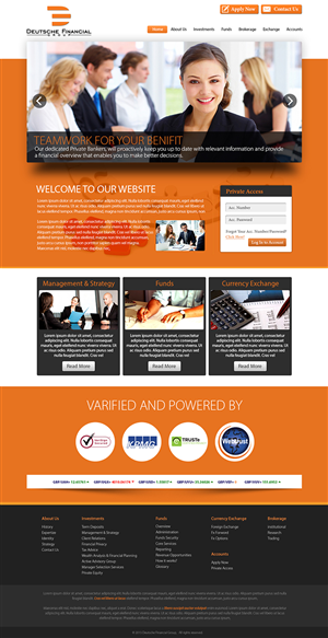 Web Design by Latest Design Ideas for Lilia Agency | Design: #2357689
