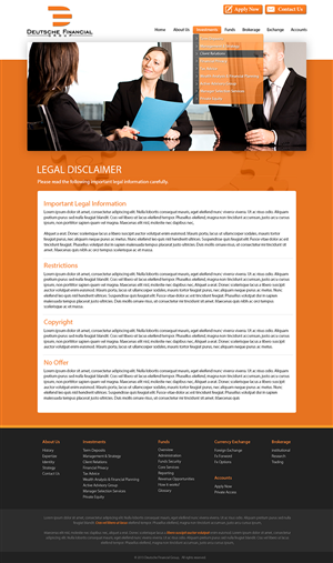 Web Design by Latest Design Ideas for Lilia Agency | Design: #2363265