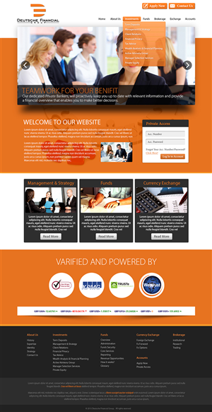 Web Design by Latest Design Ideas for Lilia Agency | Design: #2363268