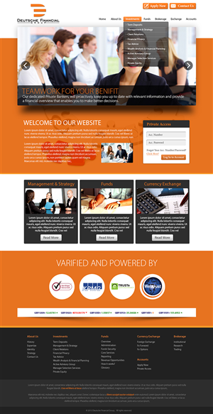 Web Design by Latest Design Ideas for Lilia Agency | Design: #2363272