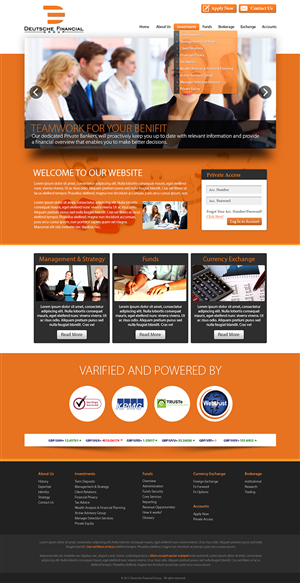 Web Design by Latest Design Ideas for Lilia Agency | Design: #2363273