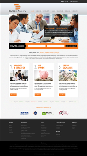 Web Design by Latest Design Ideas for Lilia Agency | Design: #2367710