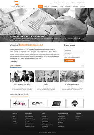 Web Design by OM for Lilia Agency | Design: #2326948