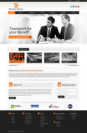 Web Design by OM for Lilia Agency | Design: #2326966