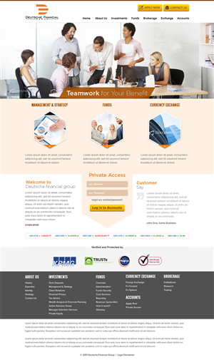 Web Design by ShreejiAkshar for Lilia Agency | Design: #2351804