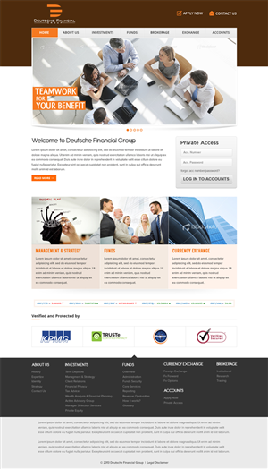 Web Design by ShreejiAkshar for Lilia Agency | Design: #2362708