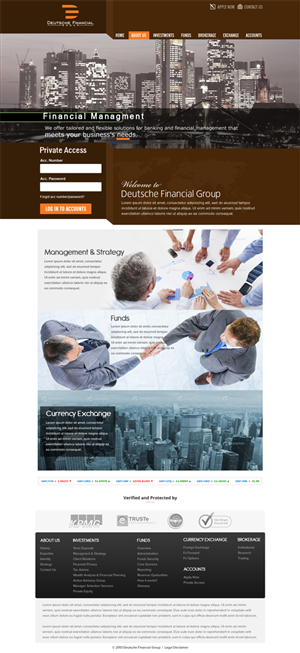 Web Design by ShreejiAkshar for Lilia Agency | Design: #2393355