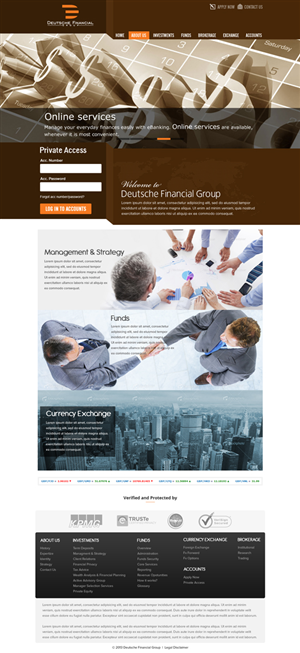 Web Design by ShreejiAkshar for Lilia Agency | Design: #2393361