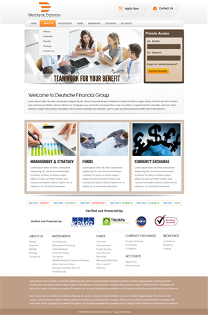 Web Design by ShreejiAkshar for Lilia Agency | Design: #2393378