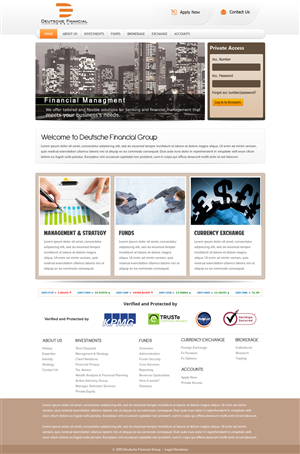 Web Design by ShreejiAkshar for Lilia Agency | Design: #2393382