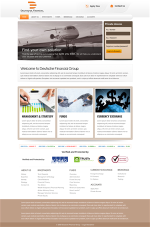 Web Design by ShreejiAkshar for Lilia Agency | Design: #2393395