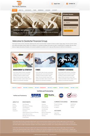 Web Design by ShreejiAkshar for Lilia Agency | Design: #2393397