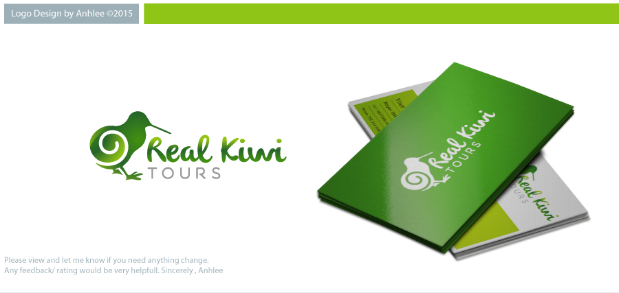Design de Logo par Anhlee pour Real Kiwi Tours | Design #11436779