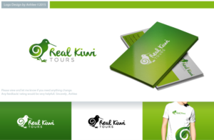 Logo Design by Anhlee for Real Kiwi Tours | Design: #11468545
