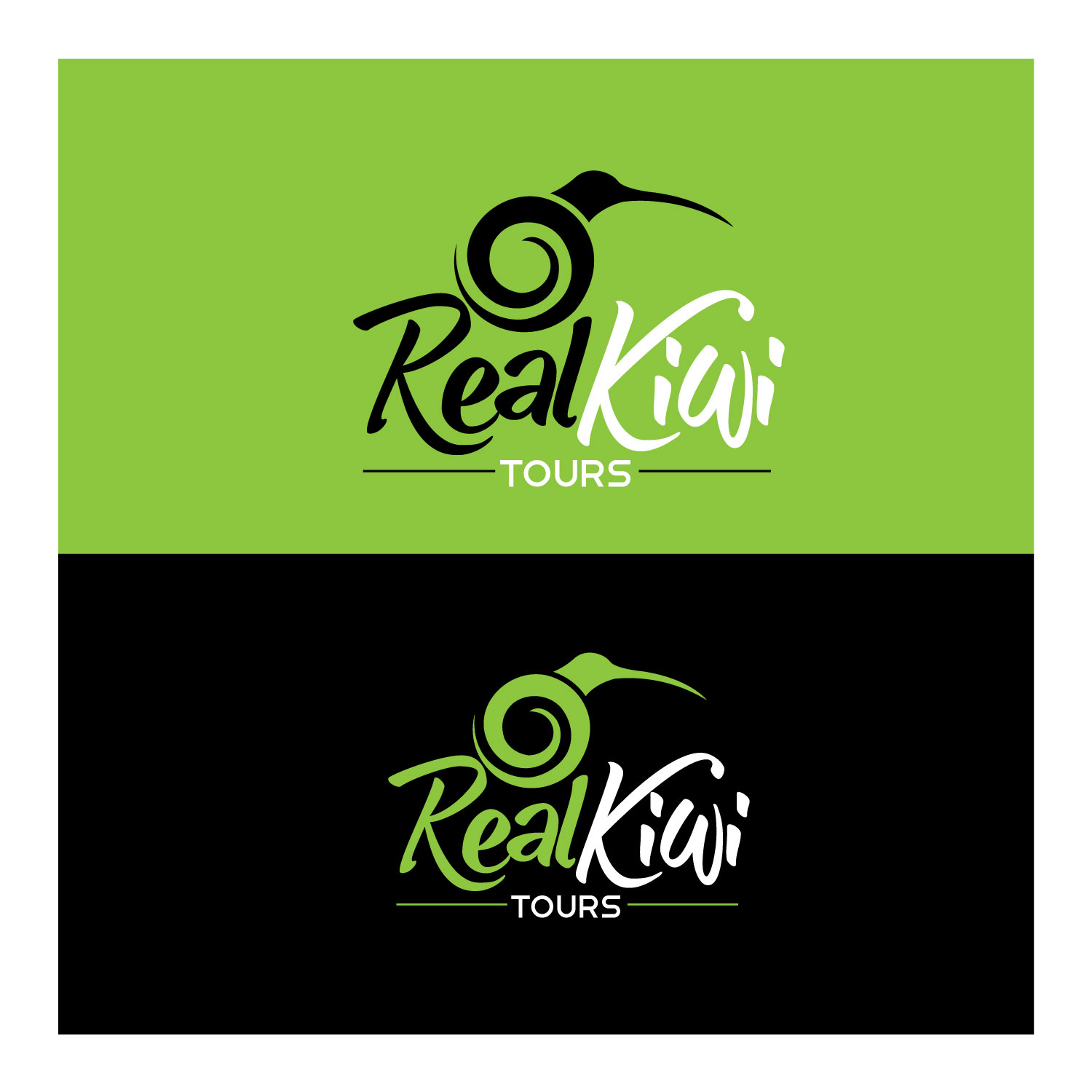 Design de Logo par C1 Media pour Real Kiwi Tours | Design #11425906