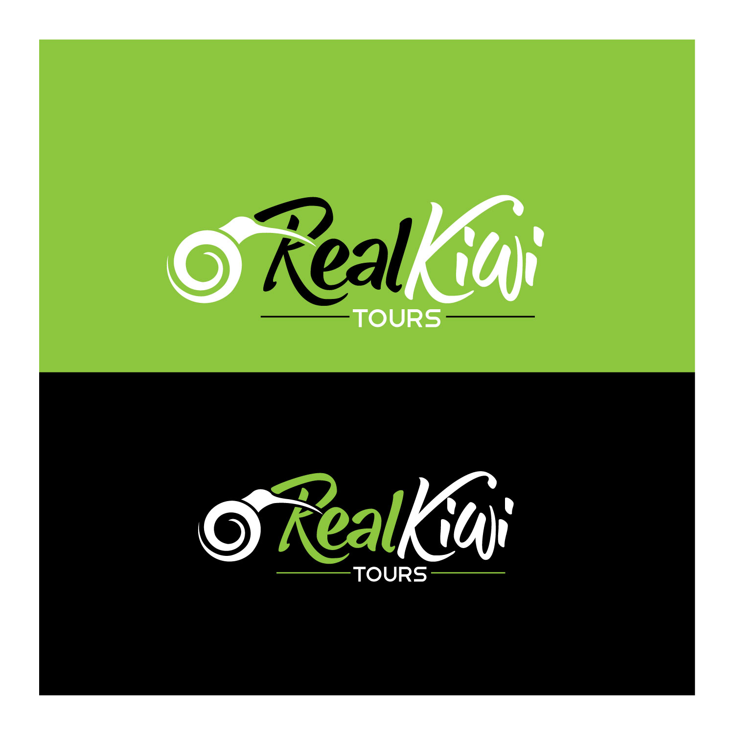 Logo Design by C1 Media for Real Kiwi Tours | Design #11437027