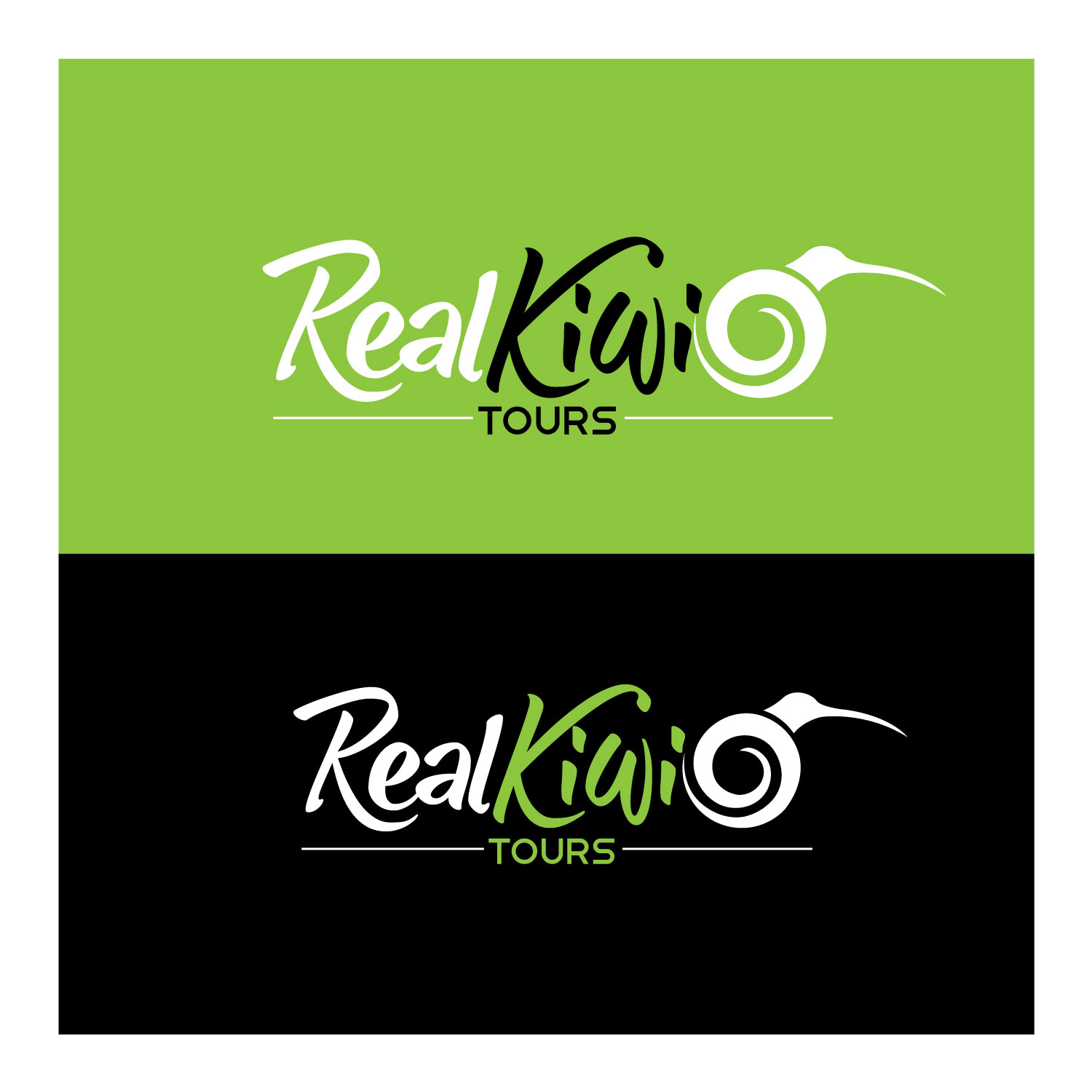 Logo Design by C1 Media for Real Kiwi Tours | Design #11455629