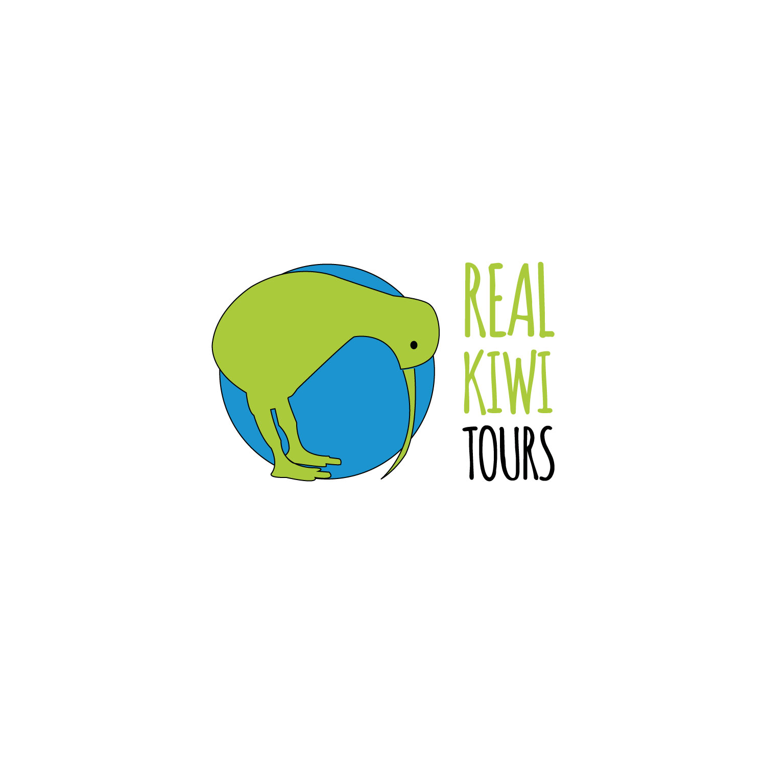 Logo Design by Saar for Real Kiwi Tours | Design #11436776