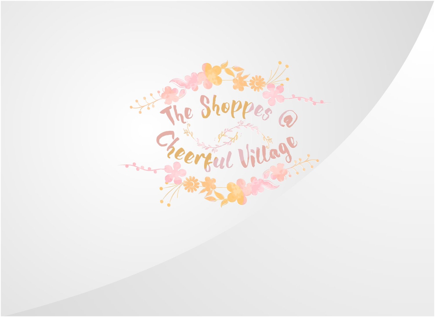 Logo Design by Kero for The Shoppes at Cheerful Village | Design #11419406