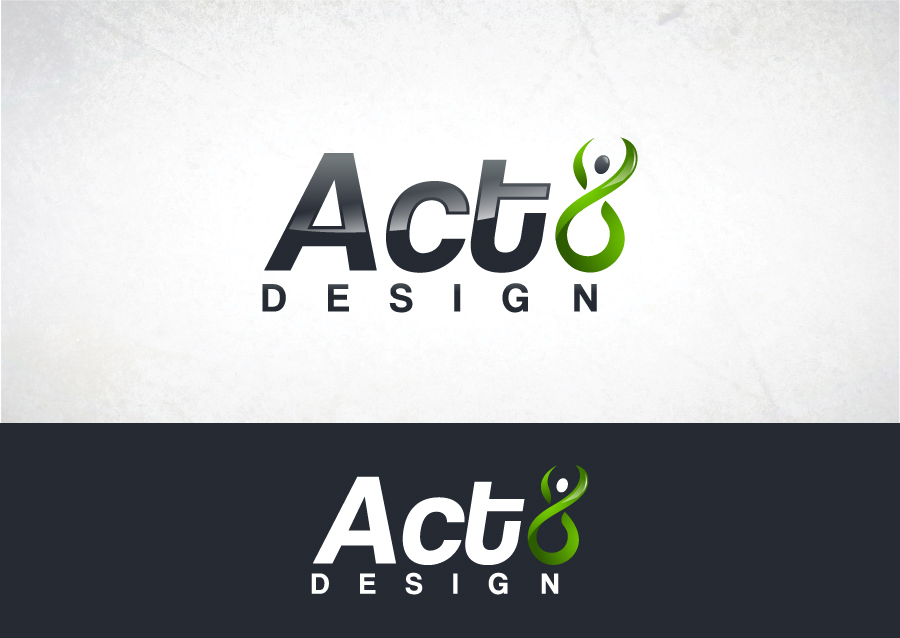 Logo Design by debdesign for Act8 Design Pte. Ltd. | Design #11429244