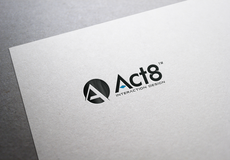 Logo Design by noishotori for Act8 Design Pte. Ltd. | Design #11431197