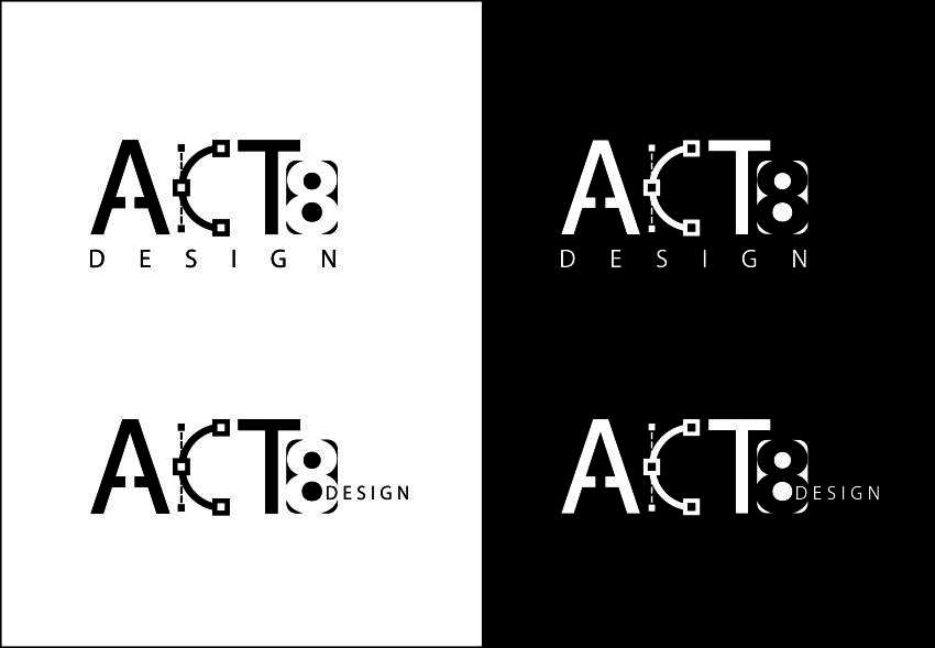 Logo-Design von Prakash_arts für Act8 Design Pte. Ltd. | Design #11414383