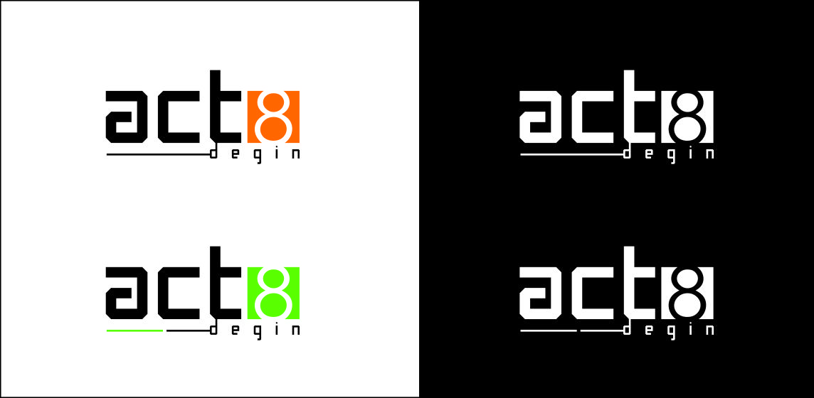 Logo-Design von Prakash_arts für Act8 Design Pte. Ltd. | Design #11419692
