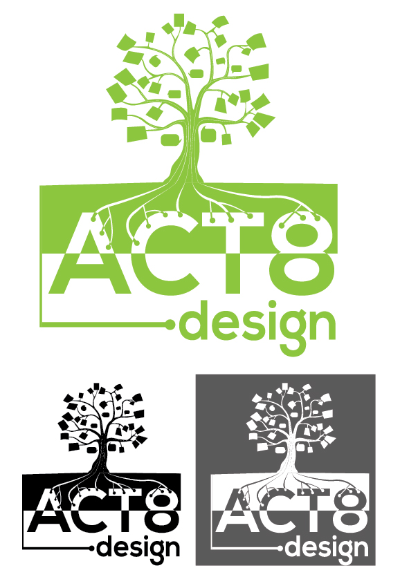 Logo-Design von melropero für Act8 Design Pte. Ltd. | Design #11427122