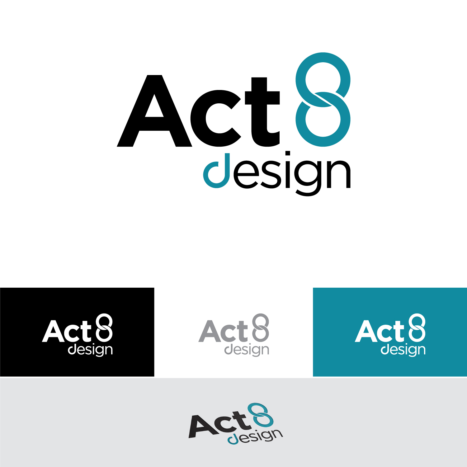Logo Design by oneeightdesigns for Act8 Design Pte. Ltd. | Design #11431118