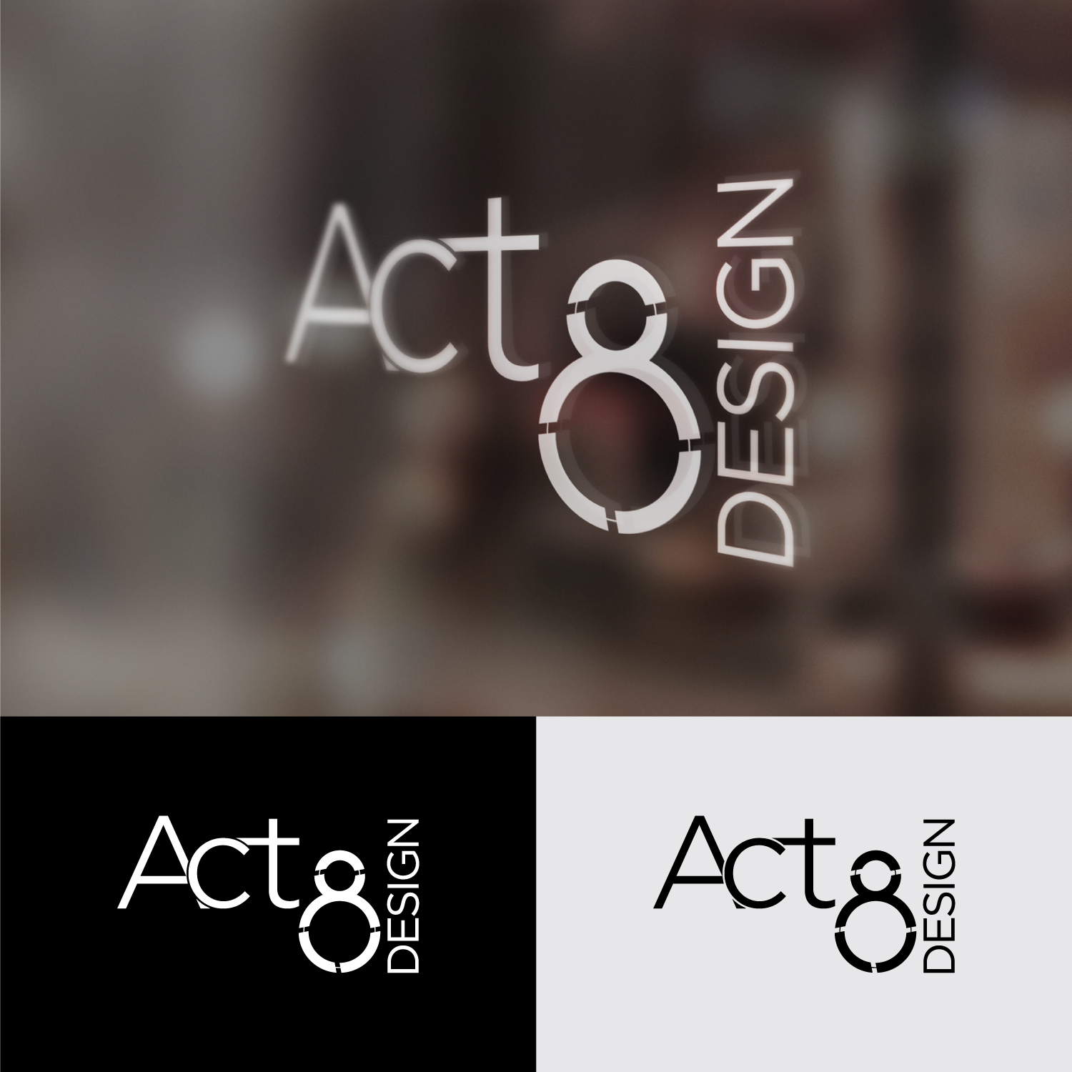 Logo Design by oneeightdesigns for Act8 Design Pte. Ltd. | Design #11463654