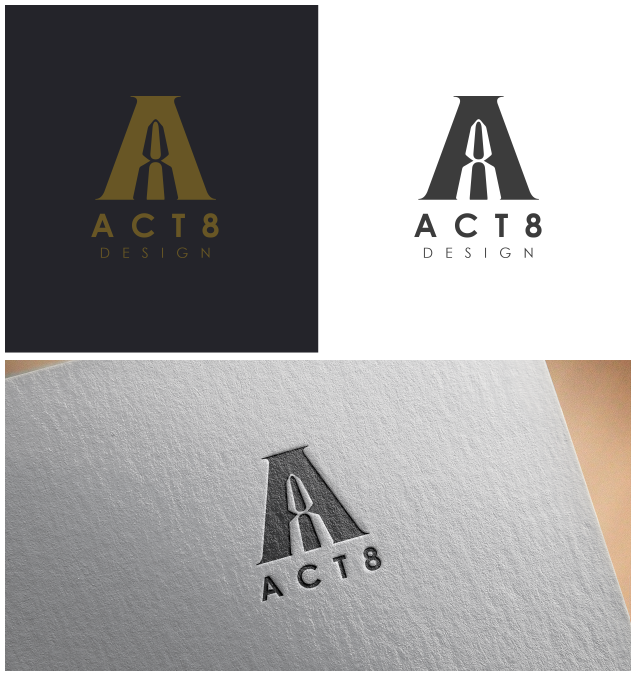 Logo Design by JTdsign for Act8 Design Pte. Ltd. | Design #11434094