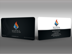 Plumbing Company After Business Card | Business Card Design by Hardcore Design
