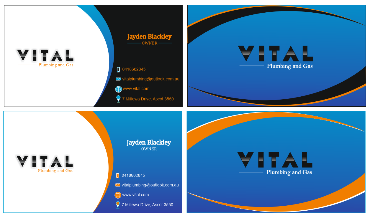 Business Card Design by dhavalondesigncrowd for this project | Design #11433536