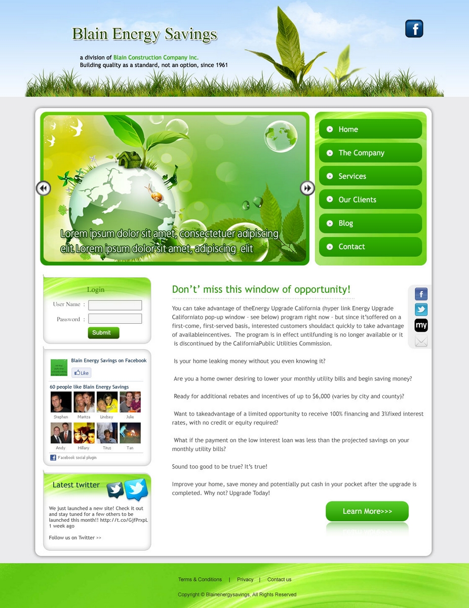 Web Design by pb for this project | Design #490485