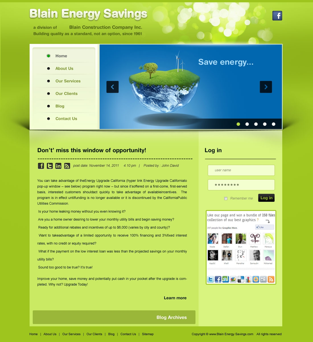 Web Design par pb pour ce projet | Design #490494