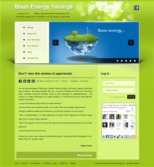 Web Design par pb pour ce projet | Design : #490494