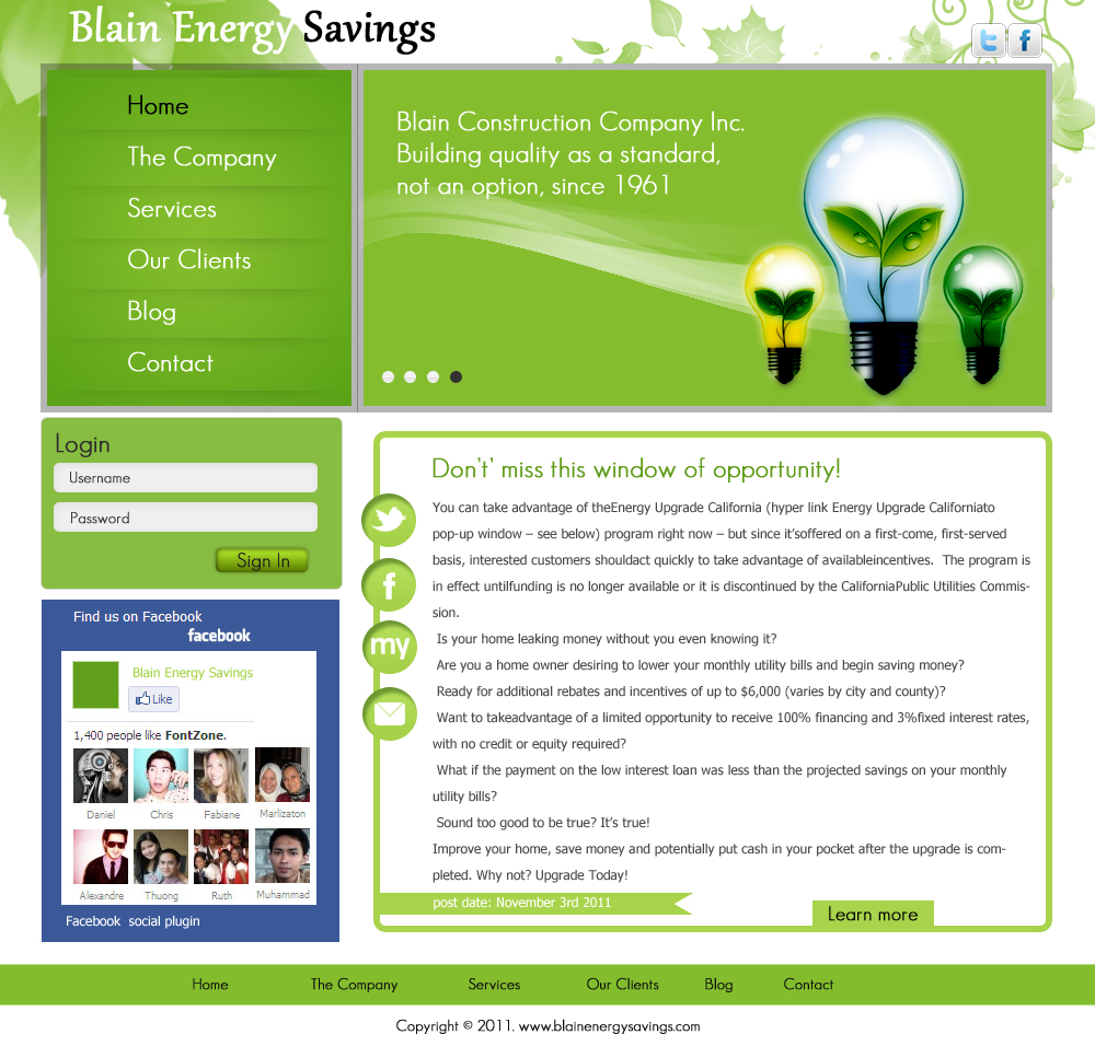 Web Design par pb pour ce projet | Design #490502