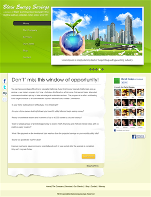 Web Design par pb pour ce projet | Design : #491653