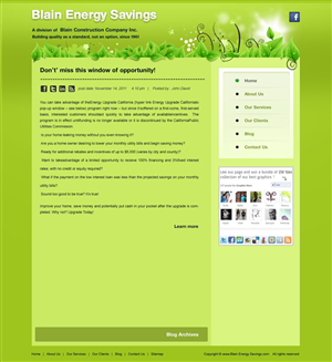 Web Design par pb pour ce projet | Design : #491657