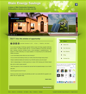 Web Design par pb pour ce projet | Design : #497046